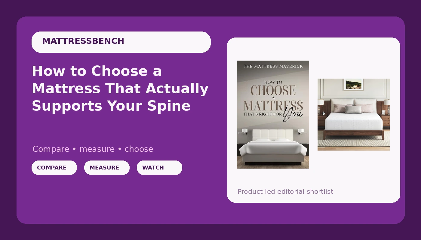 How to Choose a Mattress That Actually Supports Your Spine