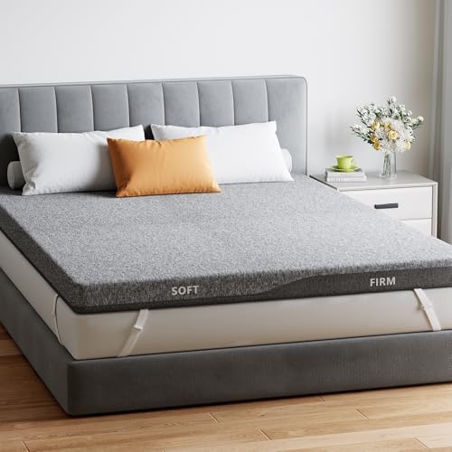 PERLECARE Dual Firmness Mattress Topper King